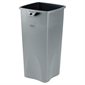 Untouchable® Wastebasket Basket only grey