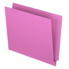 End Tab File Folder 13-1 / 2-pt. Legal size, box of 50 pink