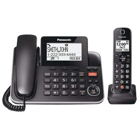 KX-TGF87B 2-in-1 Corded | Cordless Phone with 1 handset