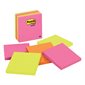 Feuillets Post-it® - collection Peptitude Unis 4 x 4 po (pqt 5)