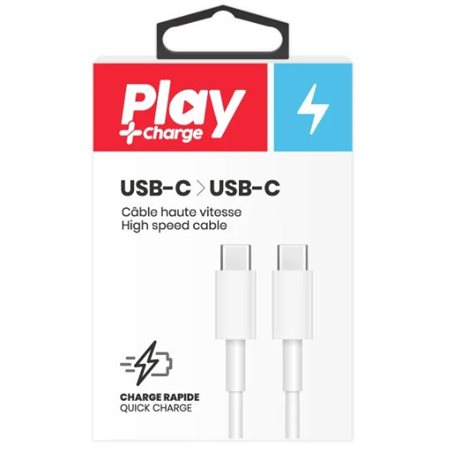 CÂBLE USB-C  À USB-C 3'