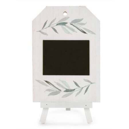 EASEL WITH CHALKBOARD DECOR