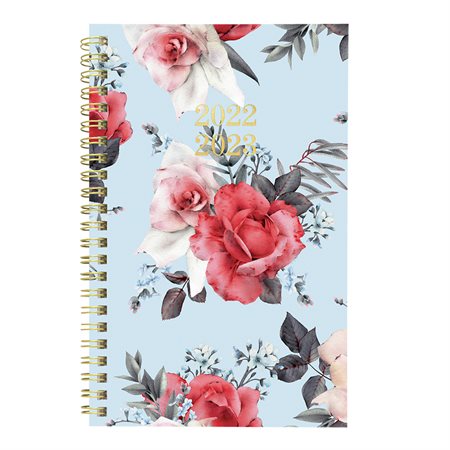 Academic Weekly / Monthly 13-month planner (2022-2023) light blue