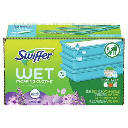 Recharge de linges jetables Swiffer® WetJet®