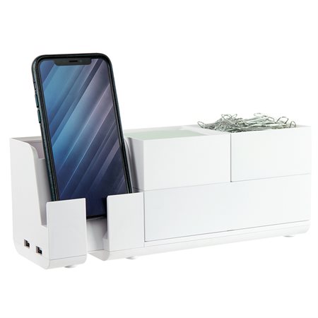 Stackable Desk Organizer white