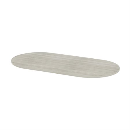 Expandable Racetrack Table Table top winter white