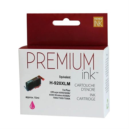 Cartouche jet d’encre à haut rendement compatible (Alternative à HP 920XL) magenta