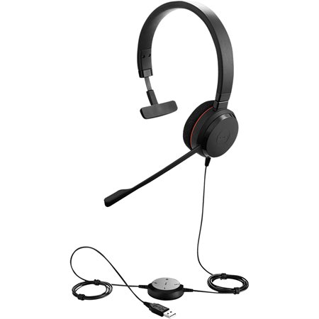 Evolve 20 Wired Headset Mono USB-A