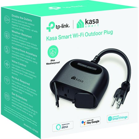 Kasa Smart WiFi Outdoor Plug 2 sockets