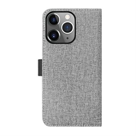 Étui 2 en 1 Folio pour iPhone 13 Pro gris