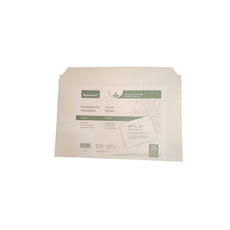 Enveloppes en carton rigide 9-1 / 2 x 15 po