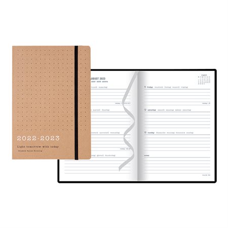 Weekly Academic Planner (2024-2025) brown