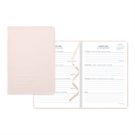 Weekly Academic Planner (2023-2024) rosewood