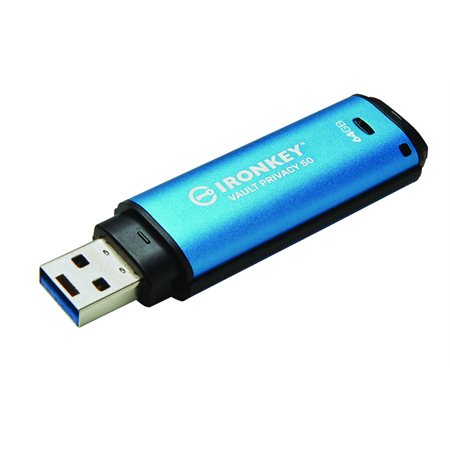 IronKey™ Vault Privacy 50 Encrypted USB 64 GB