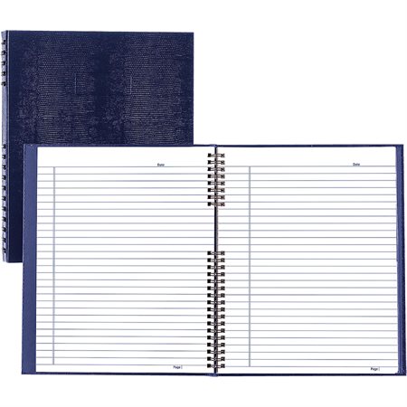 NotePro Notebook 10.75 x 8.5 in 150 pages, blue