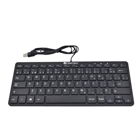 Mini clavier canadian français 11 po avec fil