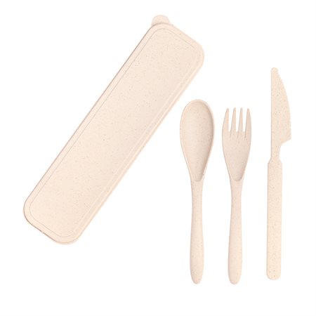 3-piece Utensil Set beige