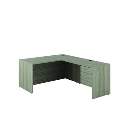 Bureau en L noce grigio