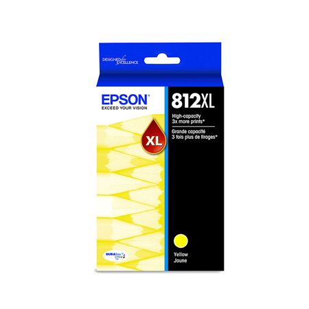 High Capacity T812 Ink Cartridge yellow