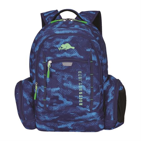 Sac à dos pour ordinateur bleu camo