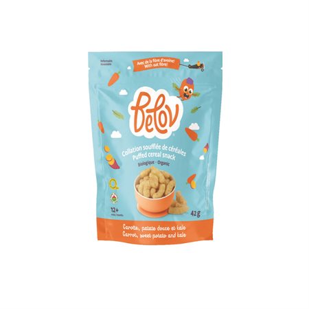 Belov Puffed Cereal Snack carrot, sweet potato and kale