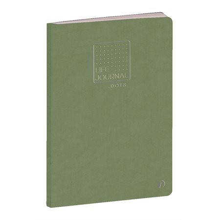 Carnet de notes Life Journal Dots Slim Quo Vadis citron vert