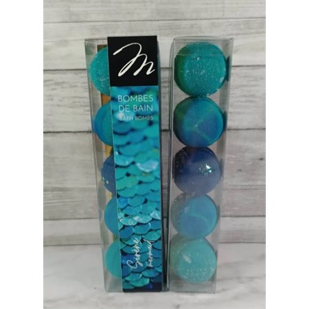 MERMAID BATH BOMB - 5 UNITS PACK