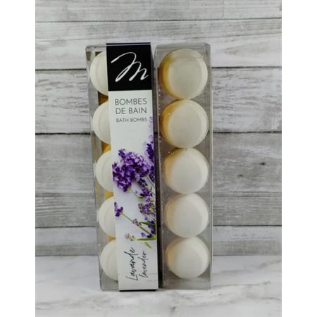 LAVENDER BATH BOMB - 5 UNITS PACK