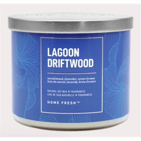 LAGOON DRIFTWOOD 3 WICKS CANDLE