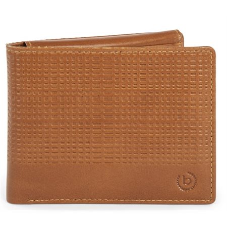 DE BOSS FILP UP WALLET COGNAC