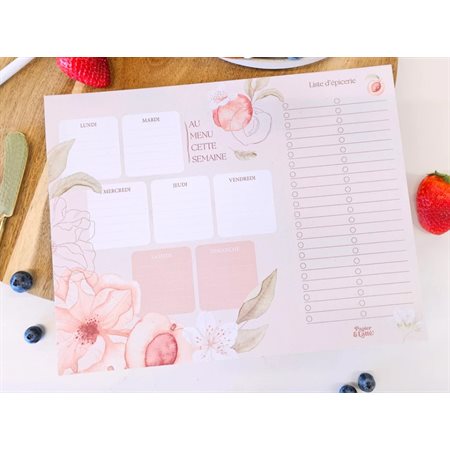 MEAL PLANNER - PEACHES