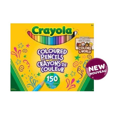 Crayola® Wood  Colouring Pencils Box of 150