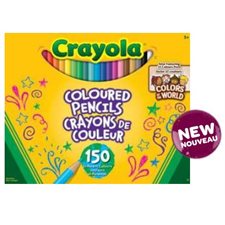 Crayons à colorier en bois Crayola® Boîte de 150