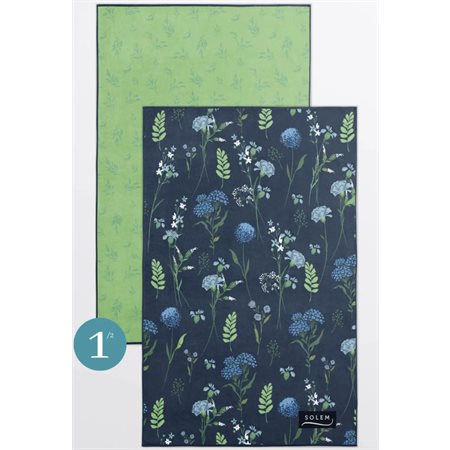 DISH TOWEL (PQT 2) - FLOWERS