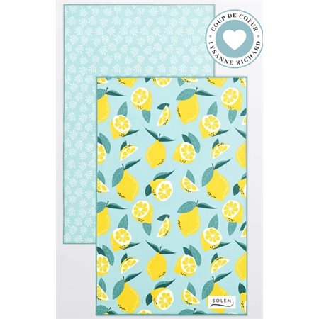 DISH TOWEL (PQT 2) - THE LEMONS