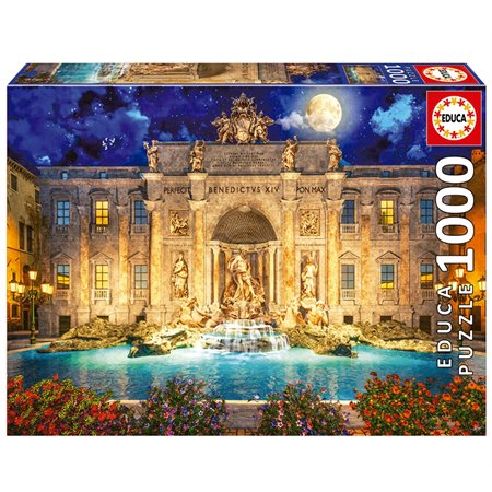 1000 Pieces Puzzle - Trevi Fountain, Roma