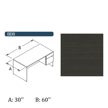 30X60 USED DESK - STORM