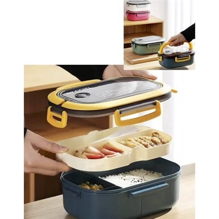 Bento-Style lunch Box With Compartments