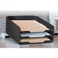 Stackable Letter Tray Black