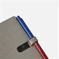 Clip porte-stylo argent