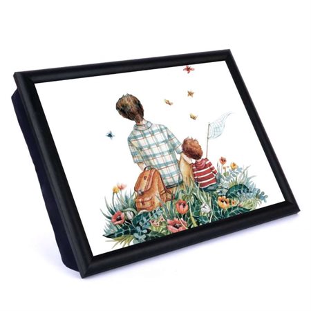 Reading Cushion "Father & Son"
