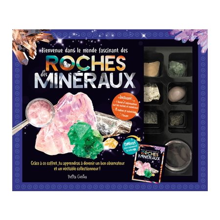 Coffret: Bienvenue dans le monde fascinant des roches et des minéraux