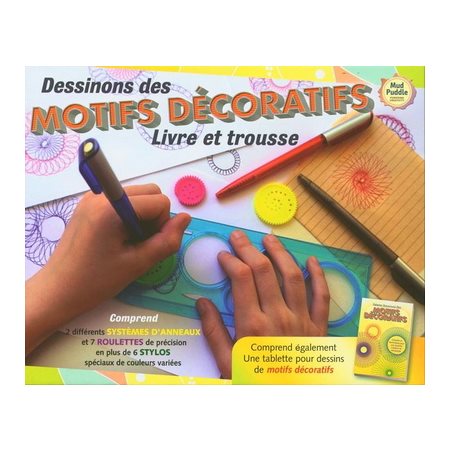 Dessinons des motifs décoratifs - Livre et trousse