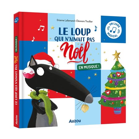 Le Loup qui n'aimait pas Noel en musique! ( livre sonore) 1X (N / R) BRISÉ