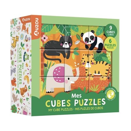 Mes cubes puzzles : 9 cubes, 6 puzzles