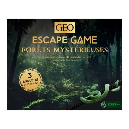 Escape Game GEO : Forêts Mystérieuses  1X(N / R) BRISÉ