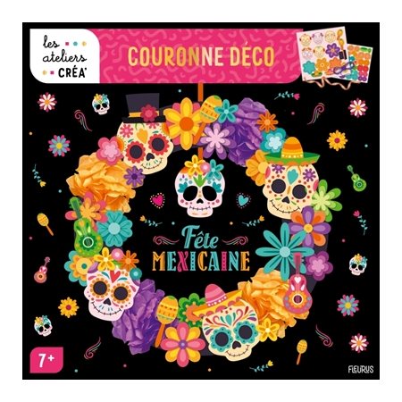 Couronne déco : fête mexicaine