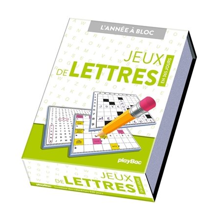 Jeux de lettres : en 365 jours, L'année à bloc