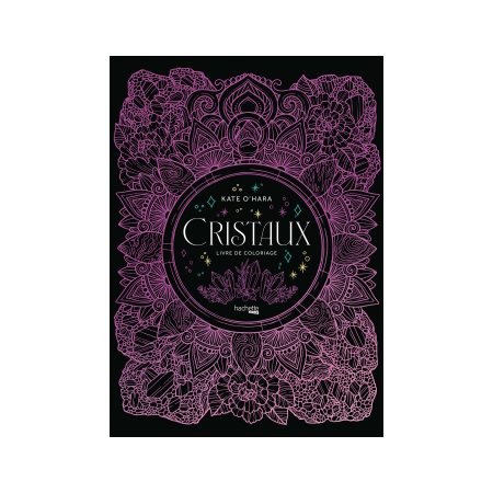 Cristaux : livre de coloriage