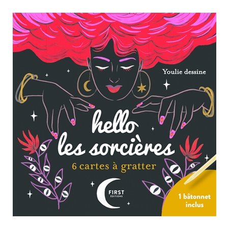 Hello les sorcières : 6 cartes à gratter